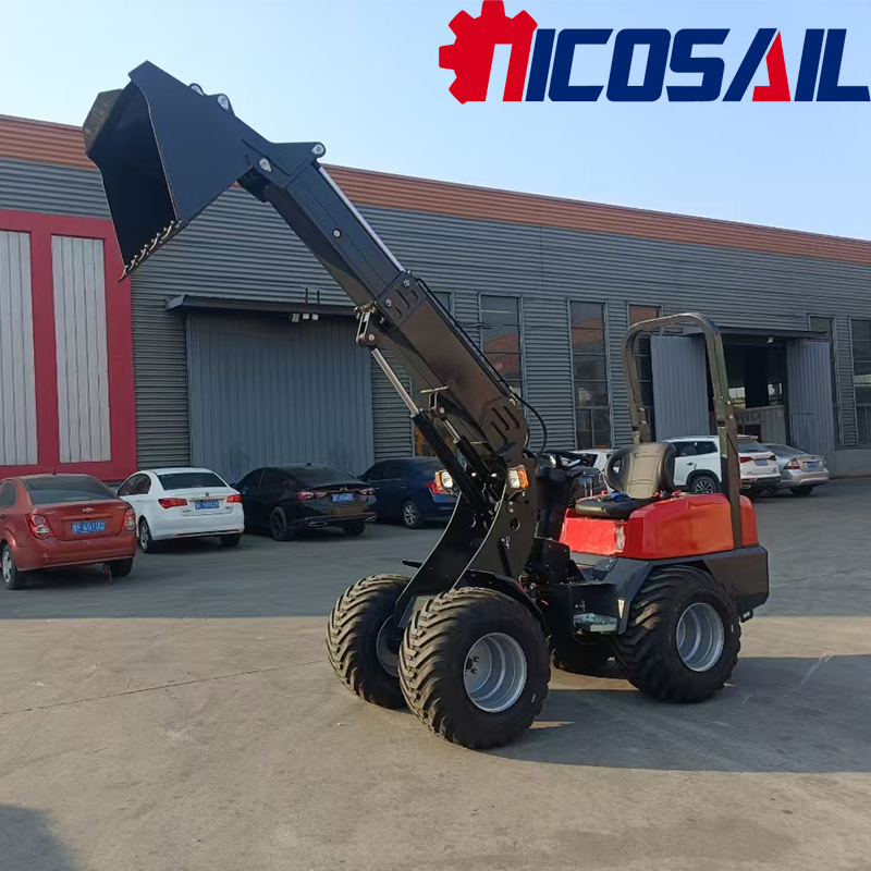 رافعة تلسكوبية صغيرة KZL918 مع - مراجعة Skid Steer Loader وسعره