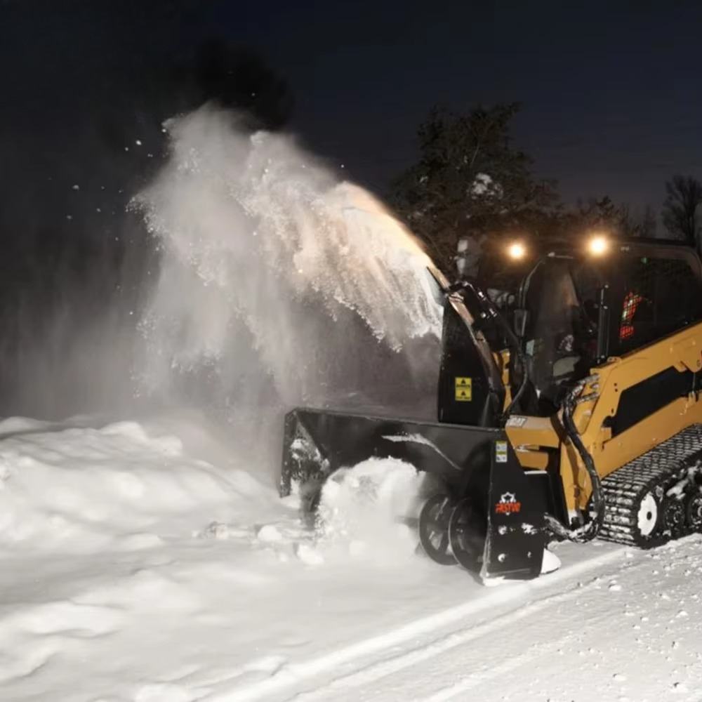 آلة إزالة الثلوج للودر ذو العج - مراجعة Skid Steer Loader وسعره