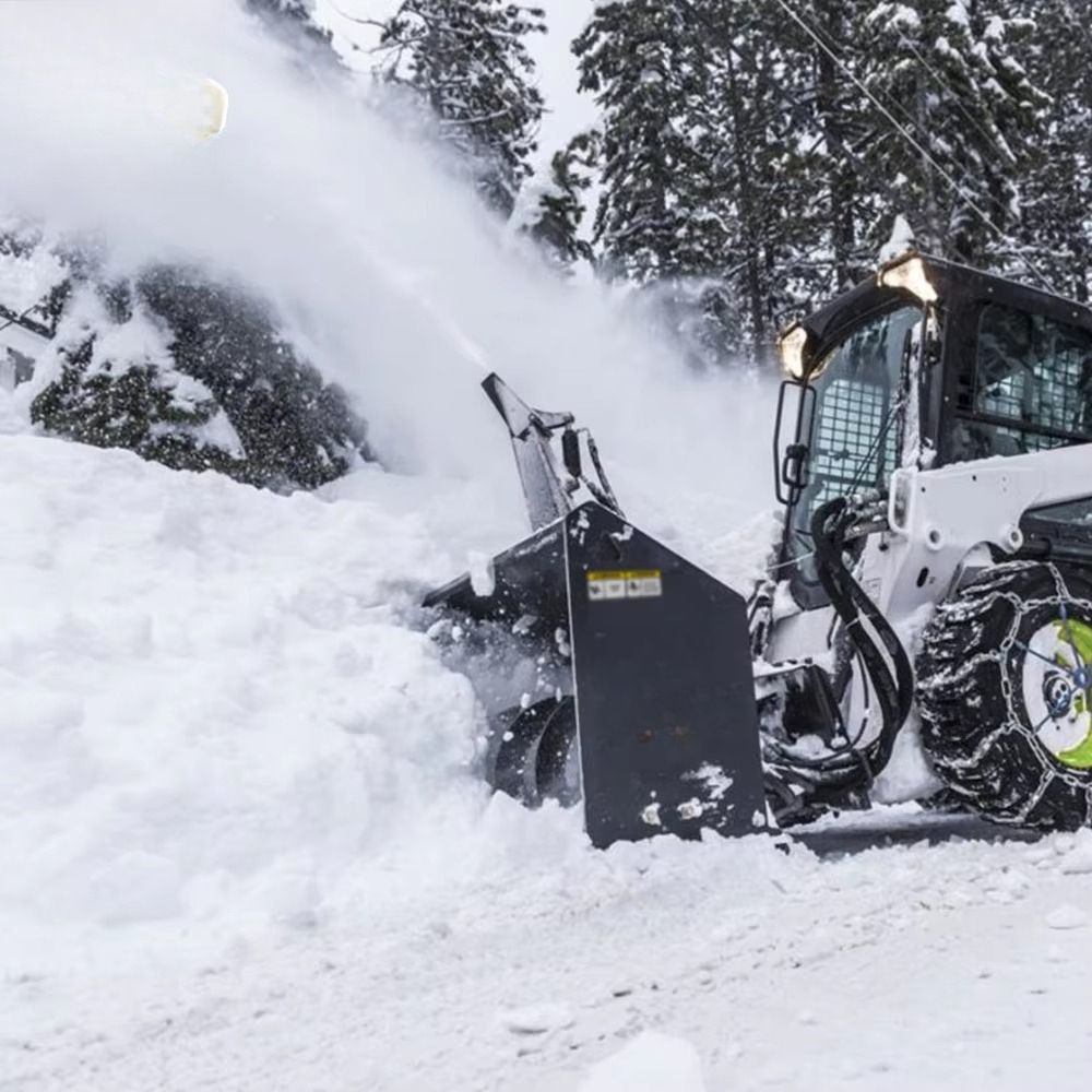 آلة إزالة الثلوج للودر ذو العج - مراجعة Skid Steer Loader وسعره