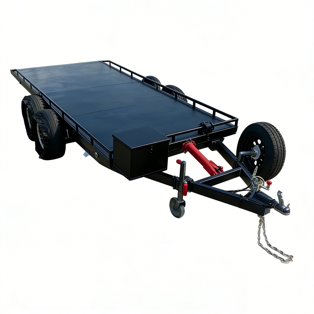 مقطورة نقل سيارات فولاذية شديد - مراجعة Heavy Equipment Hauler وسعره