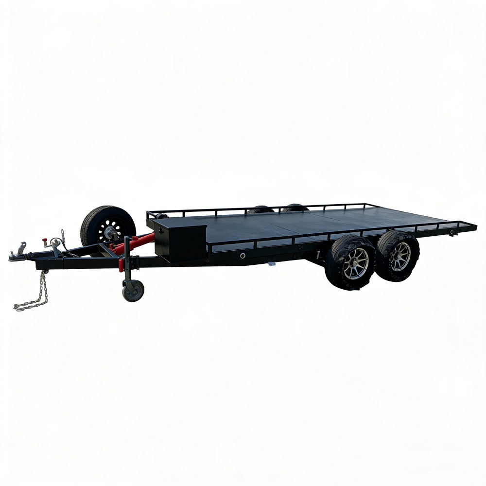 مقطورة نقل سيارات فولاذية شديد - مراجعة Heavy Equipment Hauler وسعره