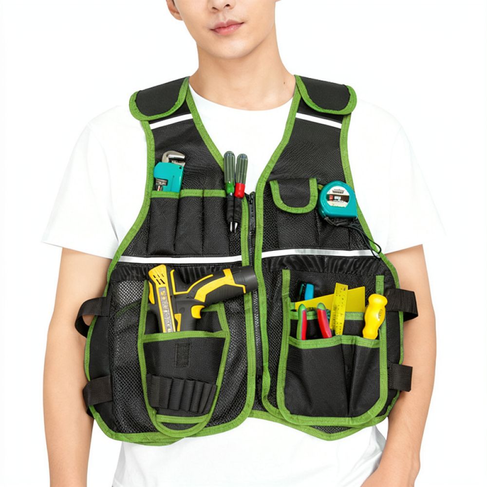 سترة عمل مريحة للأدوات، مصممة  - مراجعة Heavy Equipment Electrician وسعره