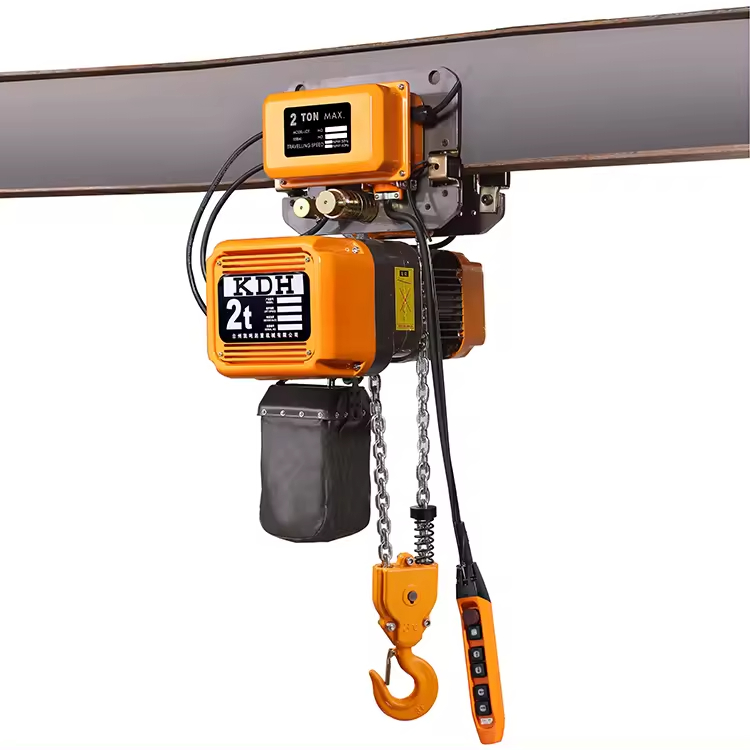 رافعة كهربائية صغيرة بسلك معدن - مراجعة Electric Chain Hoist وسعره