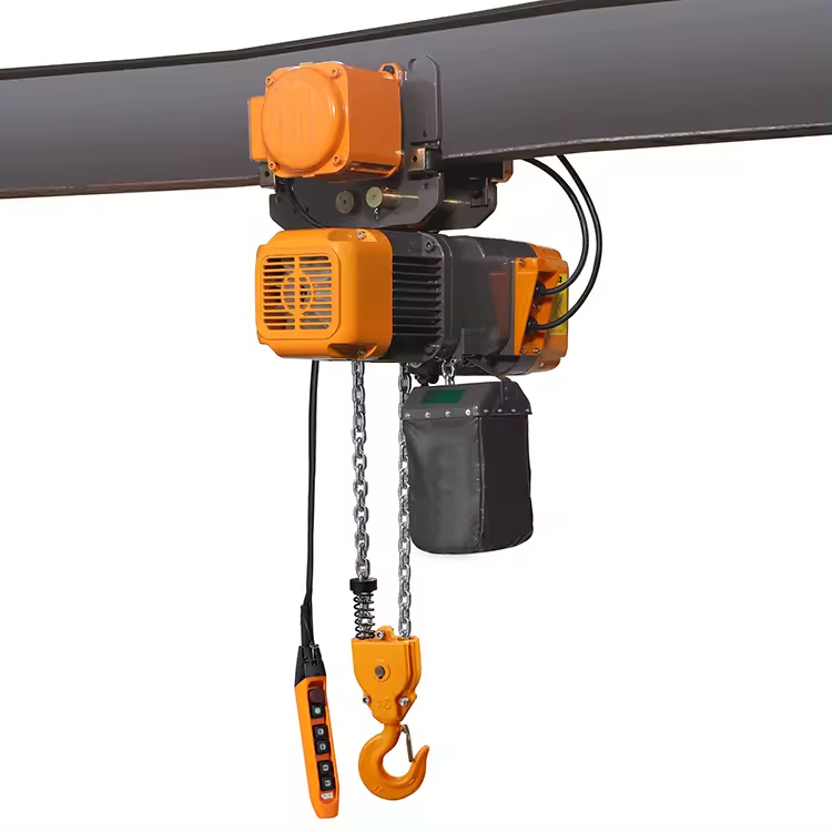 رافعة كهربائية صغيرة بسلك معدن - مراجعة Electric Chain Hoist وسعره
